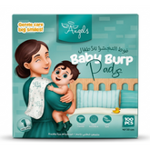 Angels Baby Burp Pads – فوط تجشؤ للأطفال 100 قطعة 40×20 سم