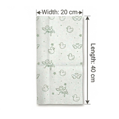 Angels Baby Burp Pads – فوط تجشؤ للأطفال 100 قطعة 40×20 سم
