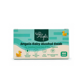 Angels Baby Alcohol Swabs 62% – مسحات كحولية للأطفال 100 مسحة