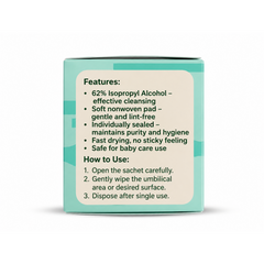 Angels Baby Alcohol Swabs 62% – مسحات كحولية للأطفال 100 مسحة