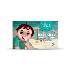 Angels Baby Oral Finger Wipes – مناديل أصابع لتنظيف فم الطفل