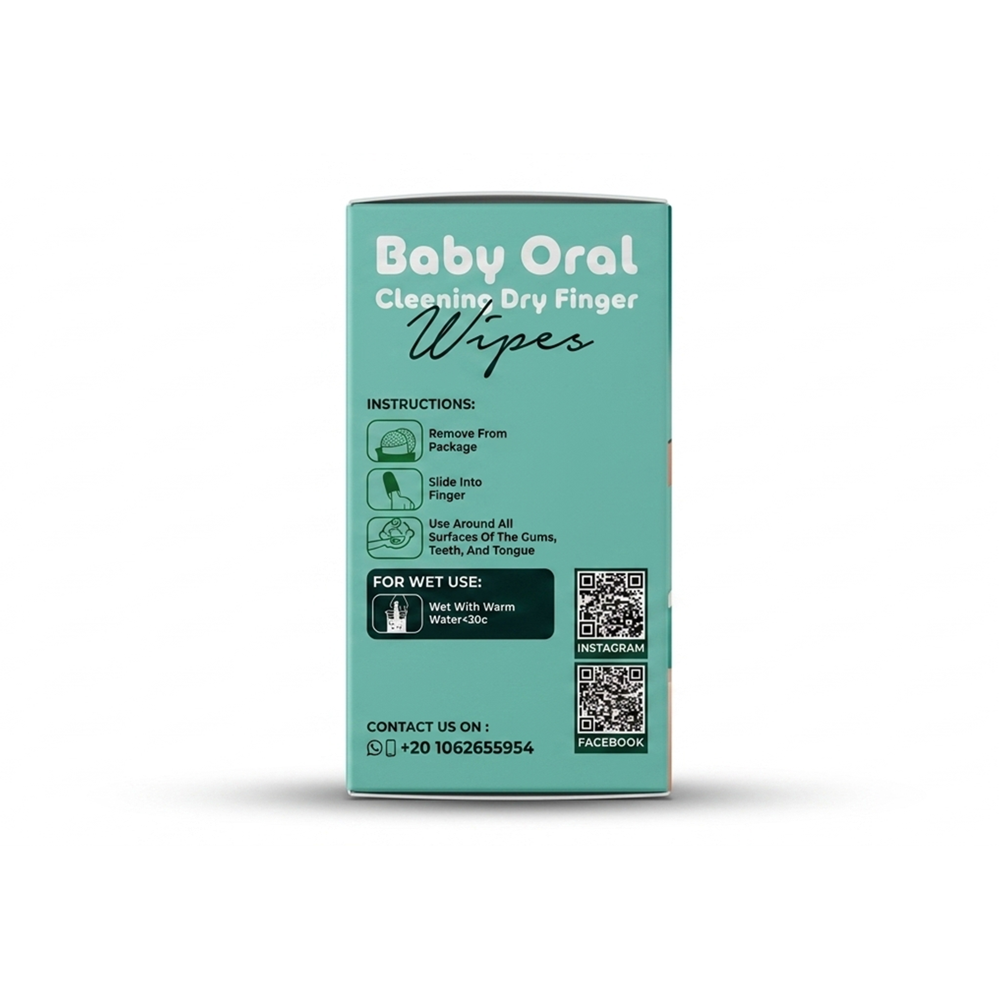 Angels Baby Oral Finger Wipes – مناديل تنظيف فم الطفل 25 قطعة
