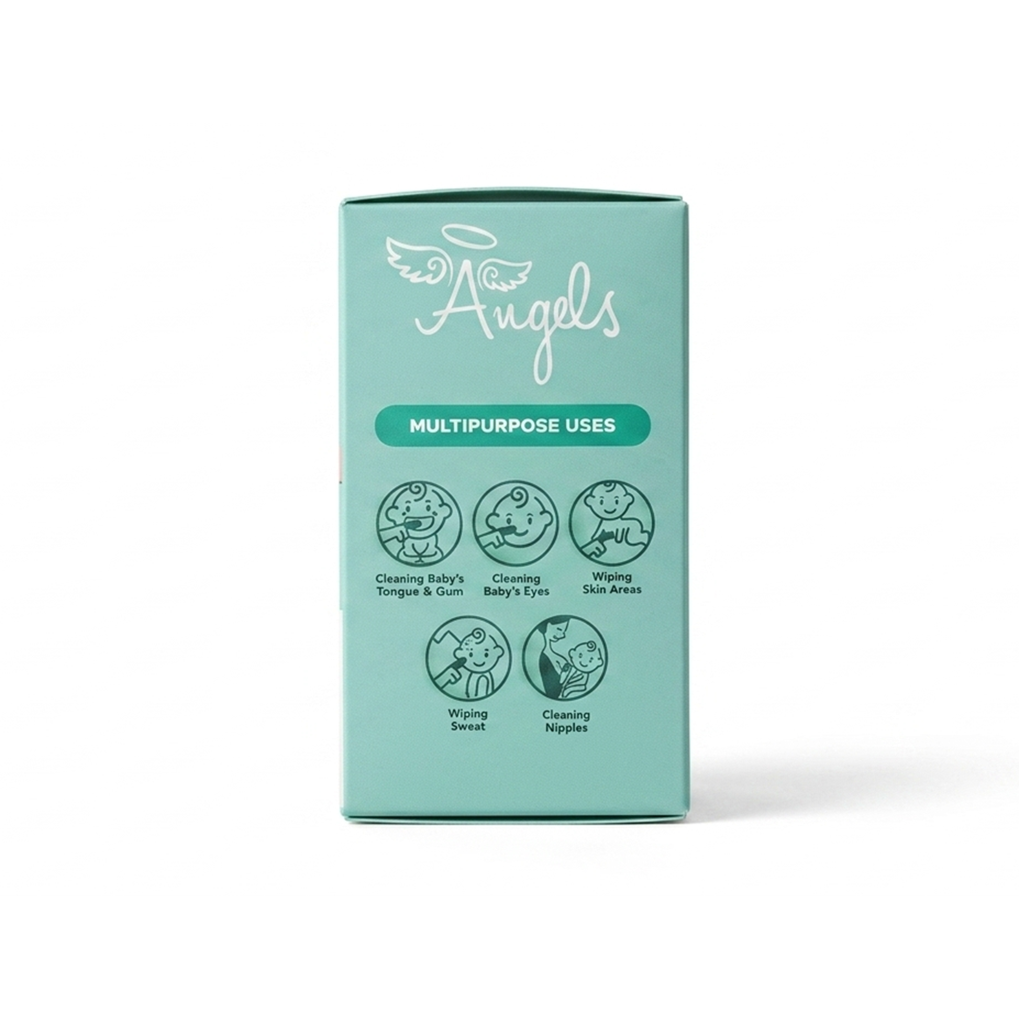 Angels Baby Oral Finger Wipes – مناديل تنظيف فم الطفل 25 قطعة