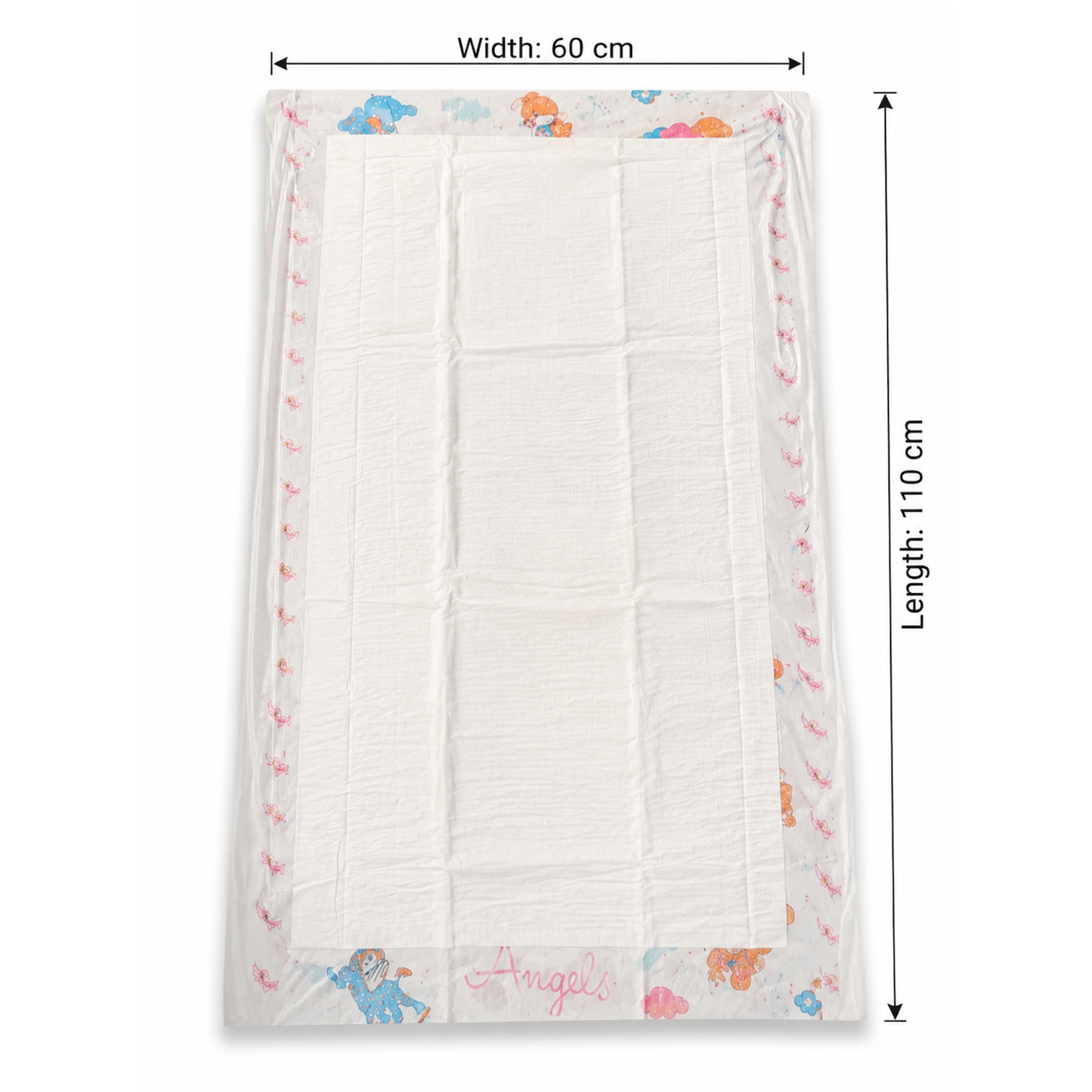 Angels Baby Potty Training Underpads – مفارش تدريب 20 قطعة 110×60 سم